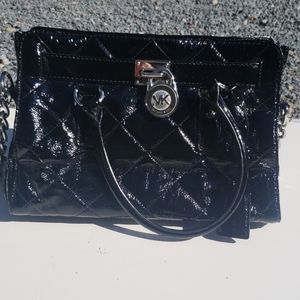 Michael Kors Quilted Patent Leather Handbag